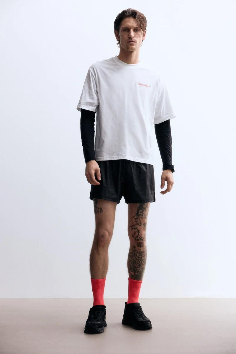 H&M Boxy-style sports T-shirt with DryMove™